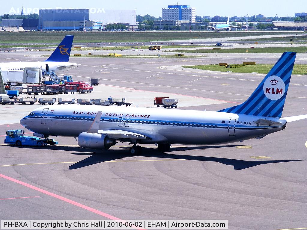 PH-BXA, 1998 Boeing 737-8K2 C/N 29131, KLM Royal Dutch Airlines retro scheme