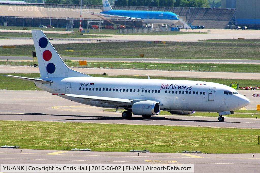 YU-ANK, 1986 Boeing 737-3H9 C/N 23715/1310, JAT Airways