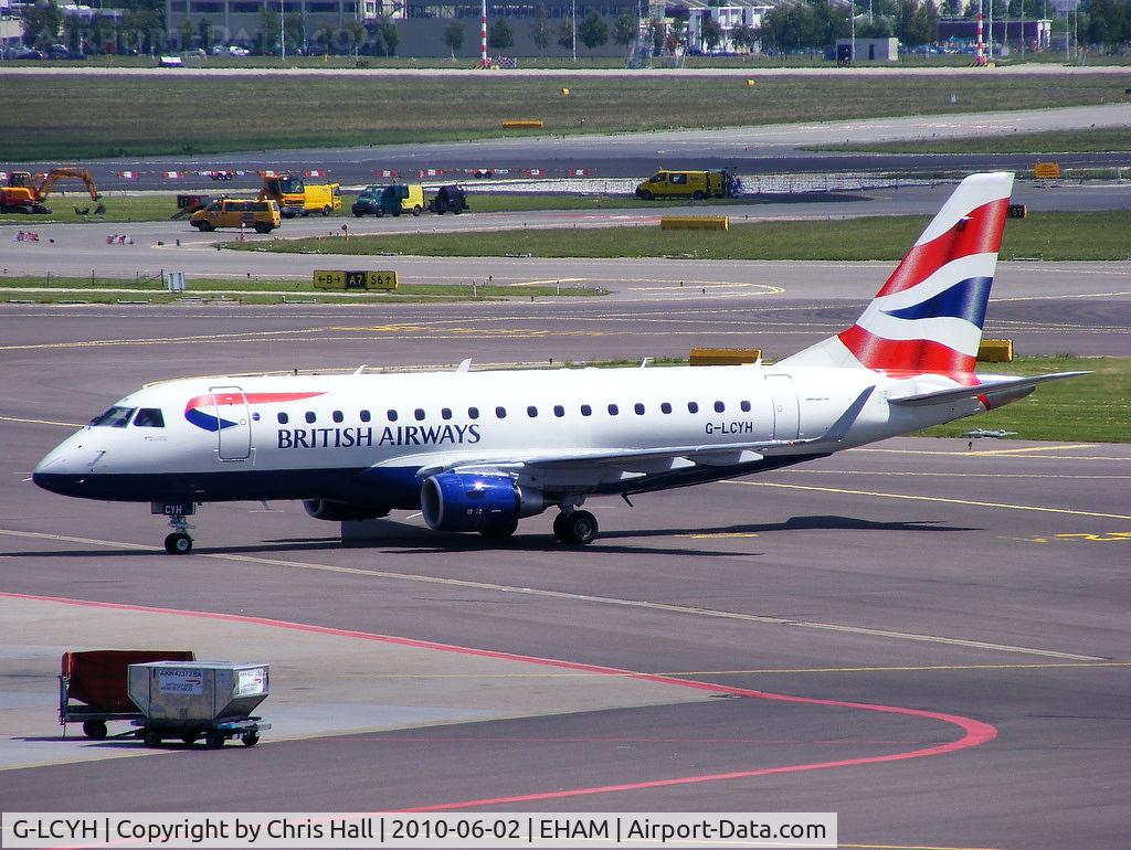 G-LCYH, 2009 Embraer 170STD (ERJ-170-100STD) C/N 17000302, British Airways operated by Cityflyer Express