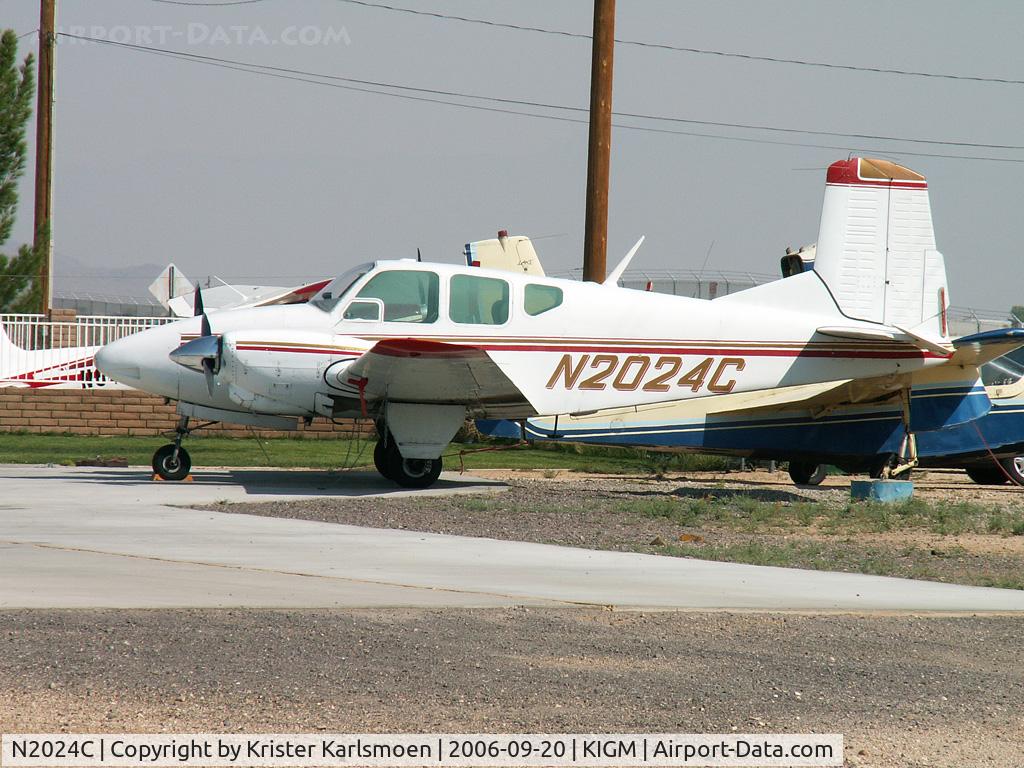 N2024C, 1959 Beech 95 Travel Air C/N TD-198, Flight School.