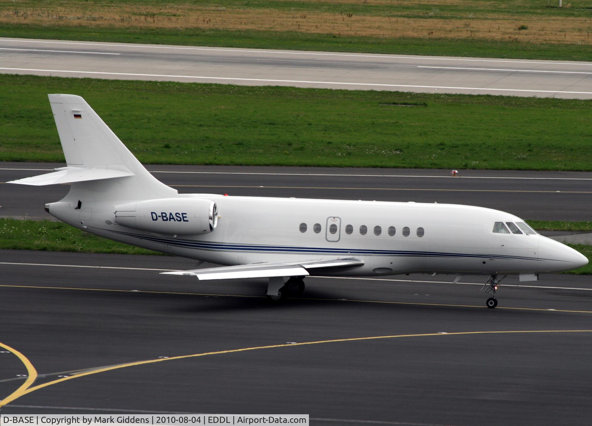 D-BASE, 2007 Dassault Falcon 2000EX C/N 111, D-BASE Falcon 2000EX c/n111 at Dusseldorf