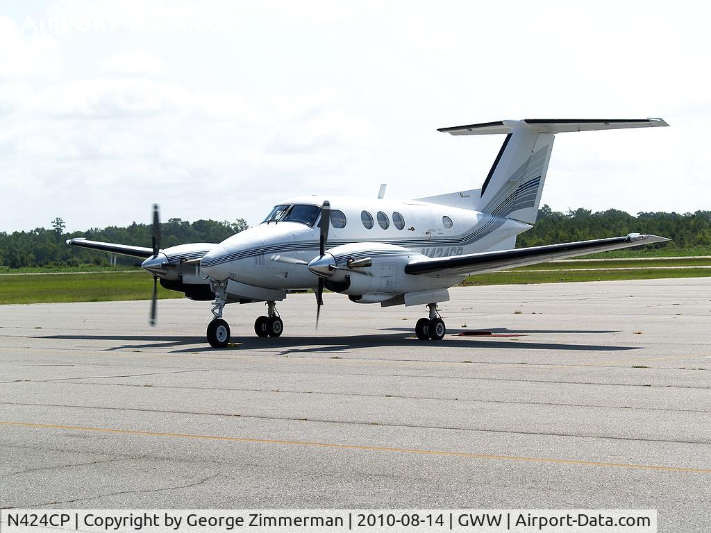 N424CP, 1982 Beech F90 King Air C/N LA-182, Engine restart for departure from Goldsboro-Wayne