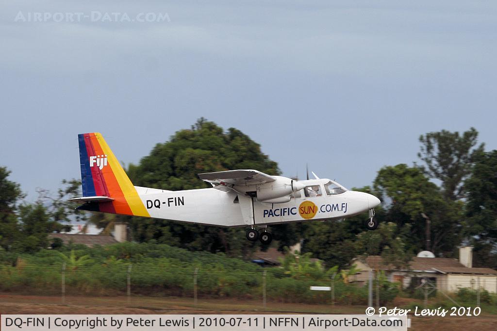 DQ-FIN, 1970 Britten-Norman BN-2A-26 Islander C/N 159, Pacific Sun