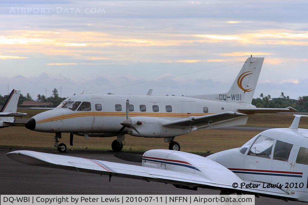 DQ-WBI, 1992 Embraer EMB-110P2 Bandeirante C/N 110292, stored at Nadi