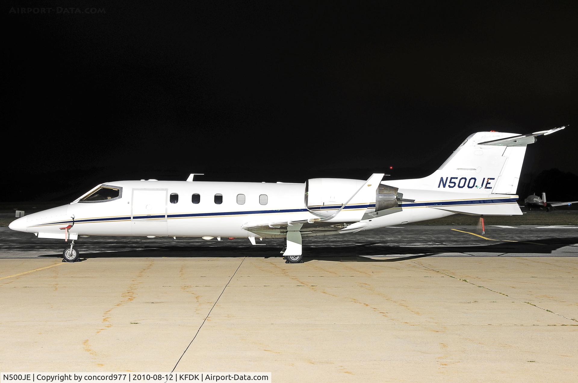N500JE, 1994 Learjet Inc 31A C/N 088, Seen at KFDK on 8/12/2010