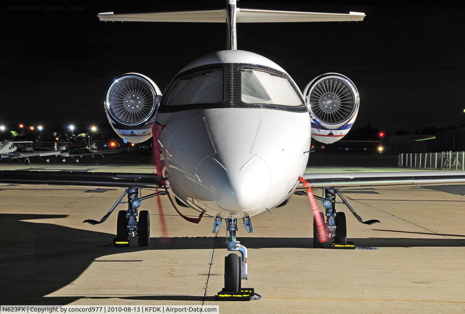N623FX, 2008 Learjet Inc 45 C/N 2099, Seen at KFDK on 8/13/2010