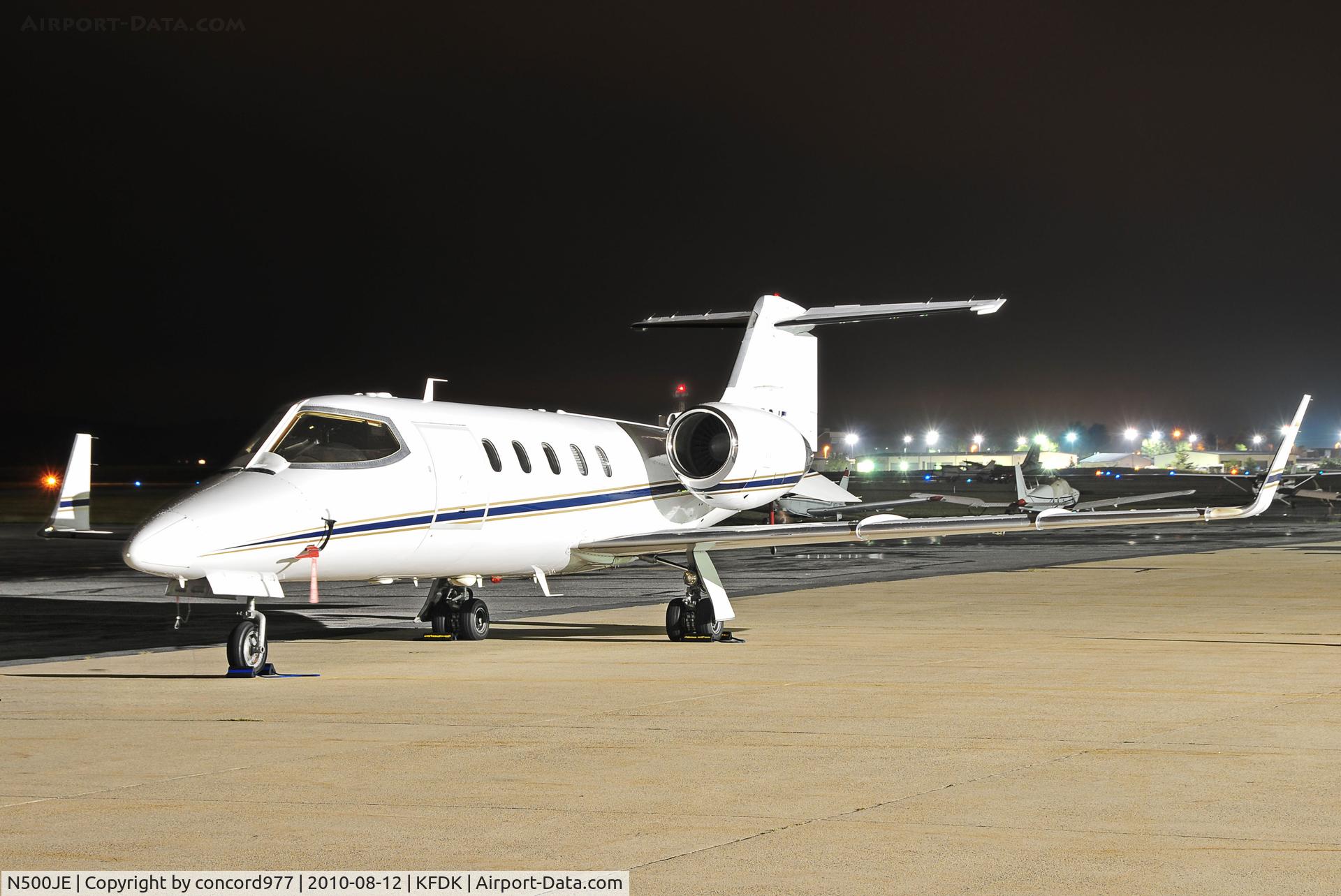N500JE, 1994 Learjet Inc 31A C/N 088, Seen at KFDK on 8/12/2010
