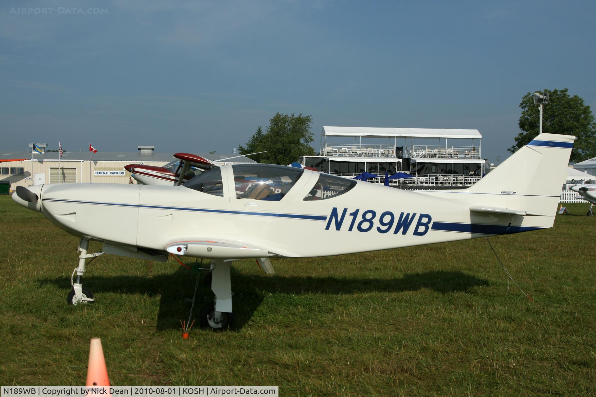 N189WB, 1984 Stoddard-Hamilton Glasair III C/N 3074, KOSH