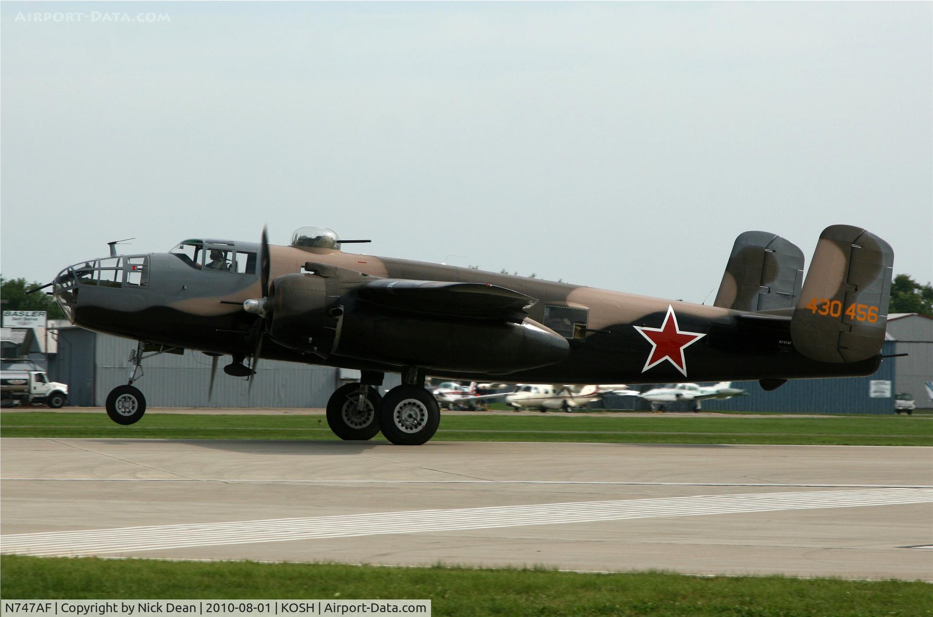 N747AF, 1944 North American B-25J Mitchell Mitchell C/N 108-33731, KOSH C/N 108-33731 not as posted, more bad info from the FAA database
