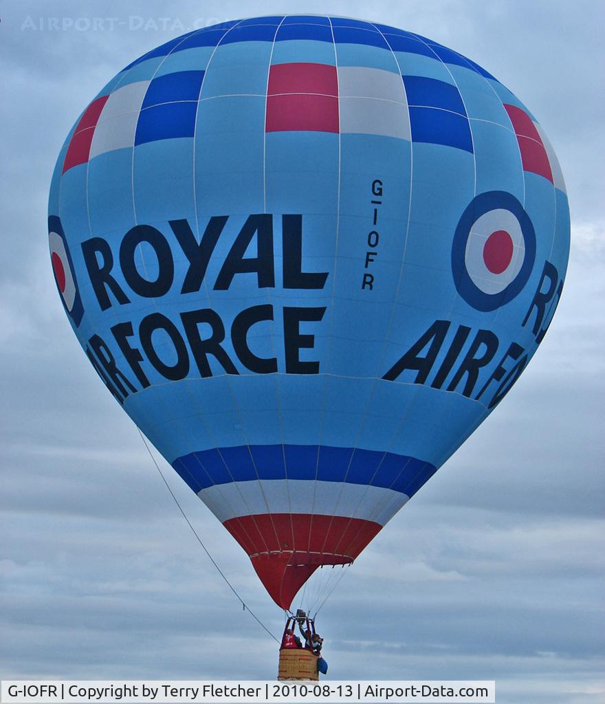 G-IOFR, 2005 Lindstrand Hot Air Balloons Ltd LBL 105A C/N 1041, 2005 Lindstrand Hot Air Balloons Ltd LBL 105A, c/n: 1041 Royal Air Force at 2010 Bristol Balloon Fiesta