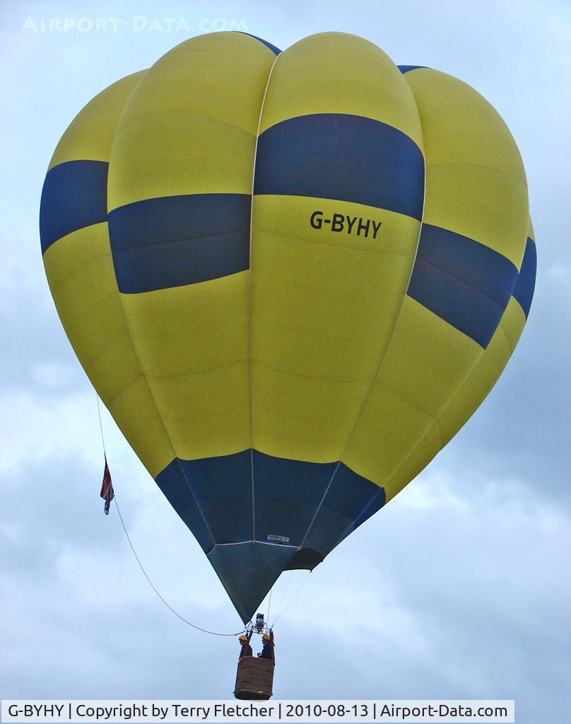 G-BYHY, 1999 Cameron Balloons V-77 C/N 4493, 1999 Cameron Balloons Ltd CAMERON V-77, c/n: 4493 at 2010 Bristol Balloon Fiesta