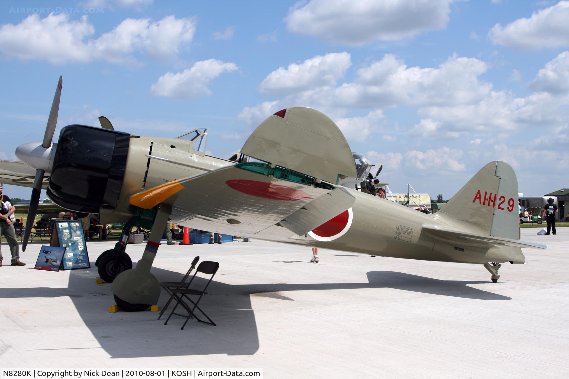 N8280K, 1941 Nakajima A6M2 Model 21 C/N 1498, KOSH