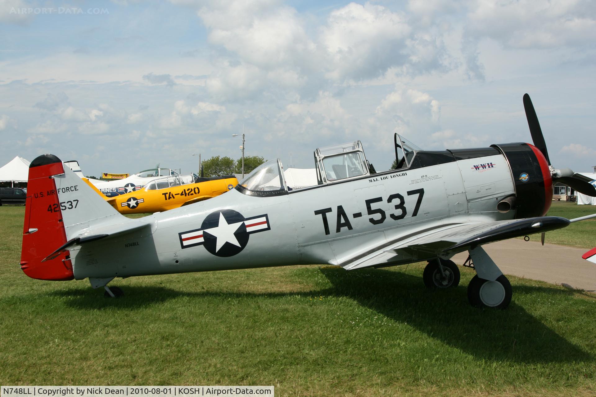N748LL, 1943 North American AT-6F Texan C/N 121-42537, KOSH