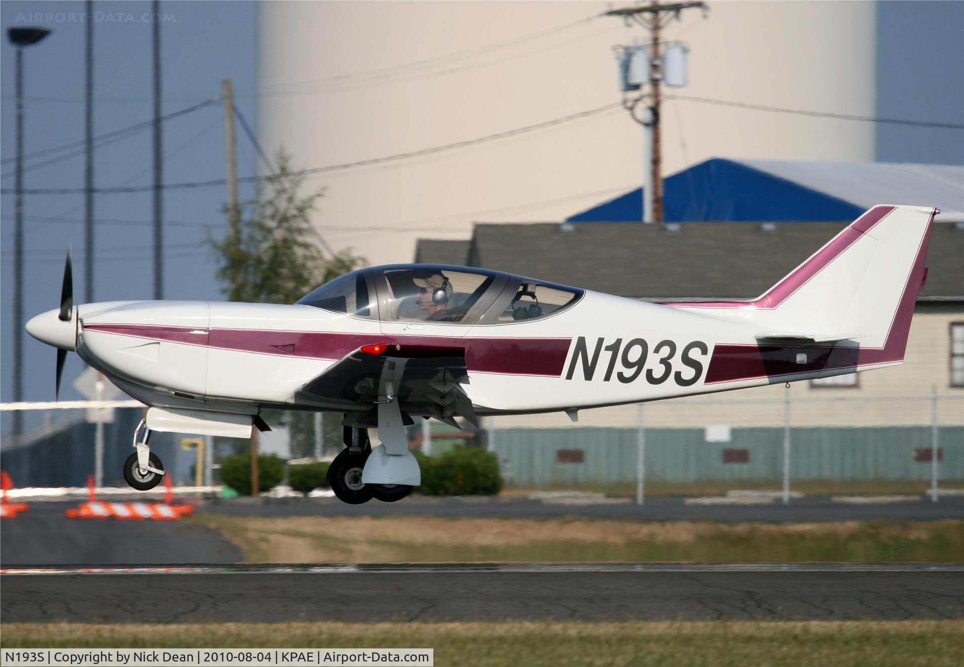N193S, 1993 Stoddard-Hamilton Glasair II-S RG C/N 2222, KPAE