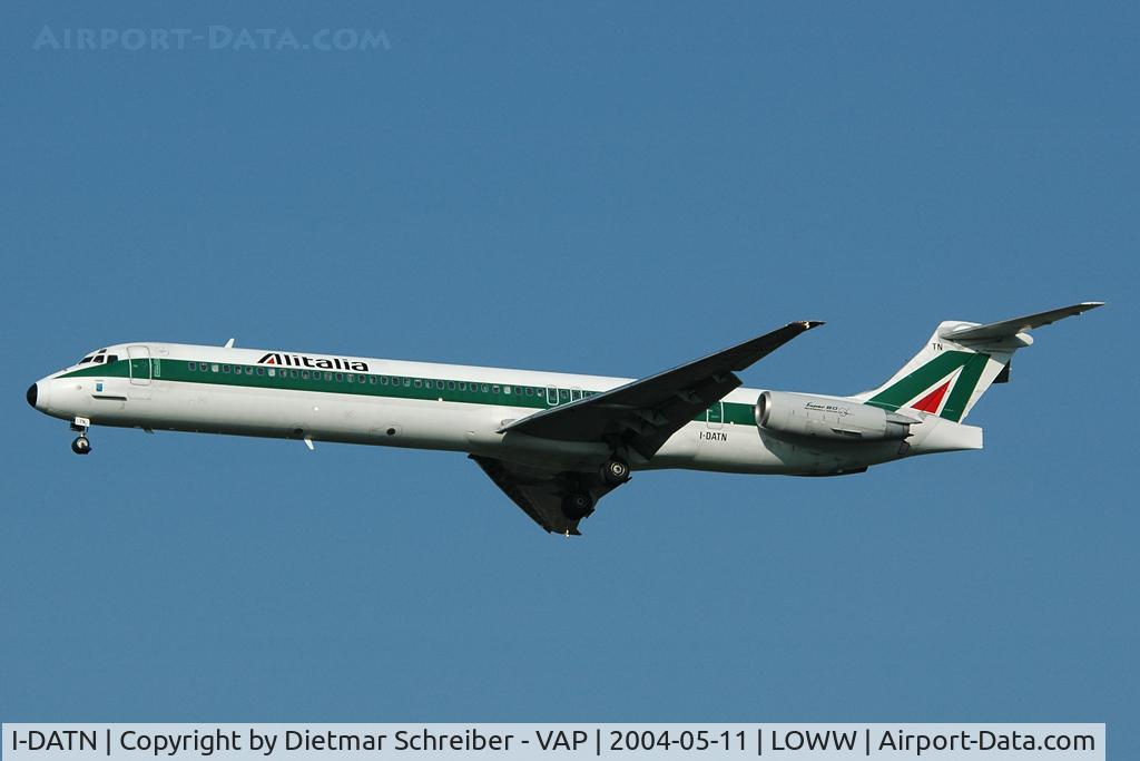 I-DATN, 1995 McDonnell Douglas MD-82 (DC-9-82) C/N 53231/2107, Alitalia MD80
