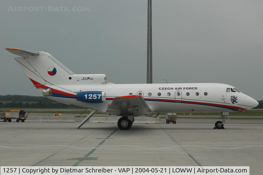 1257, 1978 Yakovlev Yak-40K C/N 9821257, Czech Air Force Yak40