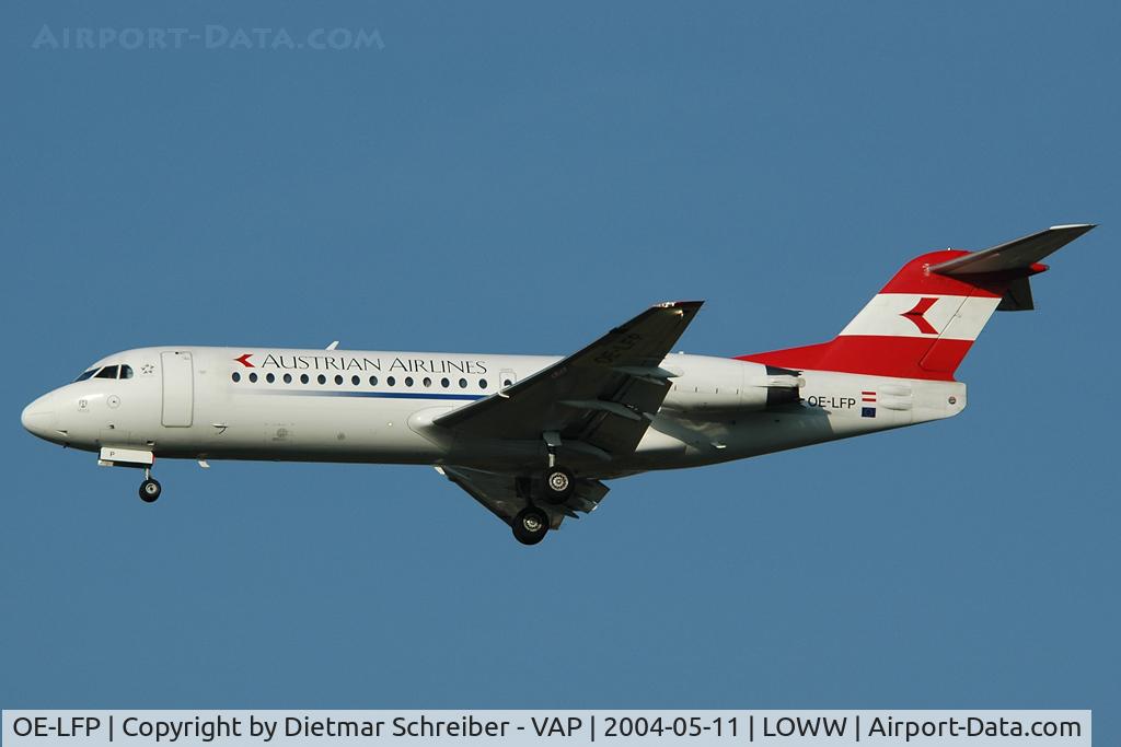 OE-LFP, Fokker 70 (F-28-0070) C/N 11560, Austrian Airlines Fokker 70