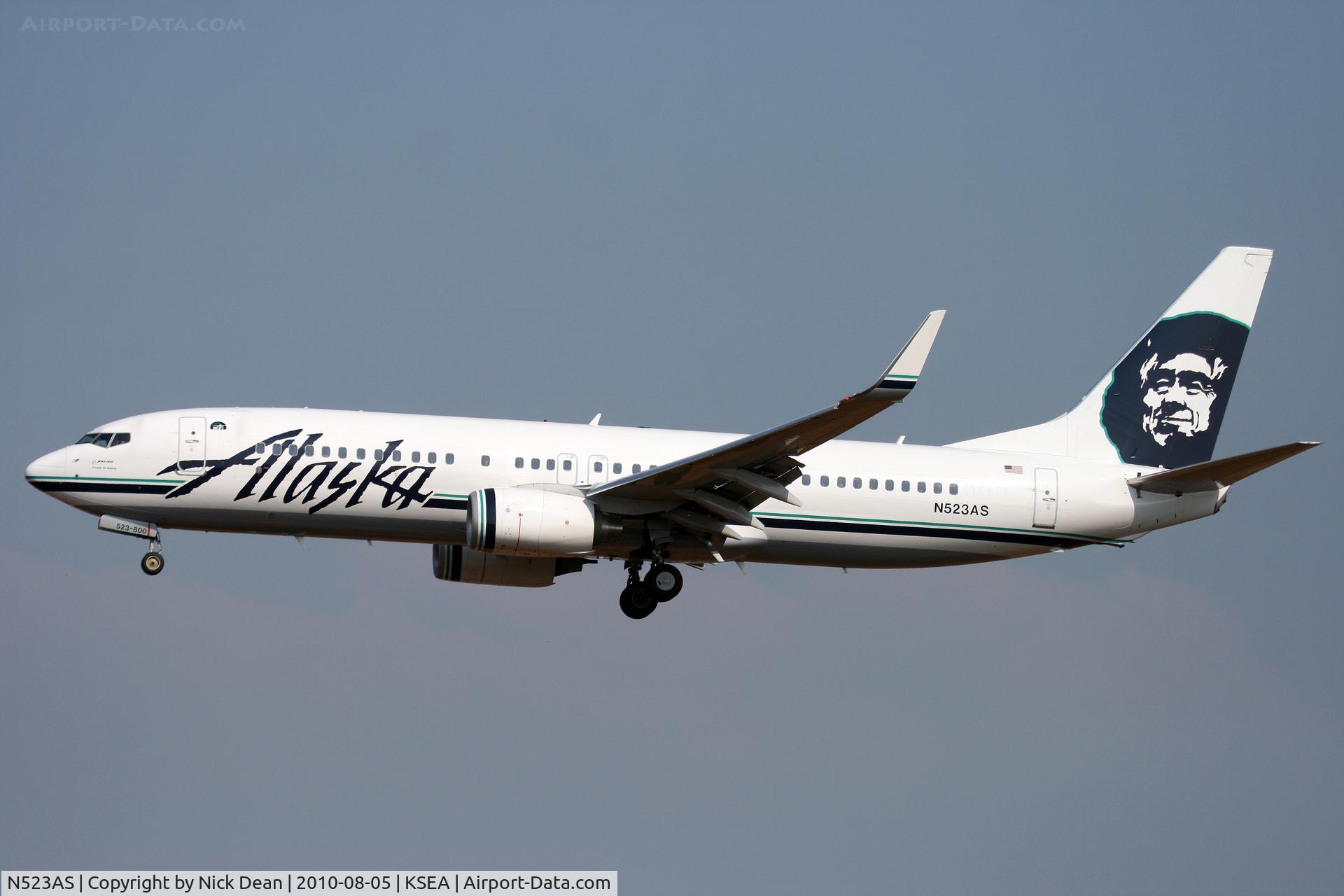 N523AS, 2009 Boeing 737-890 C/N 35194, KSEA