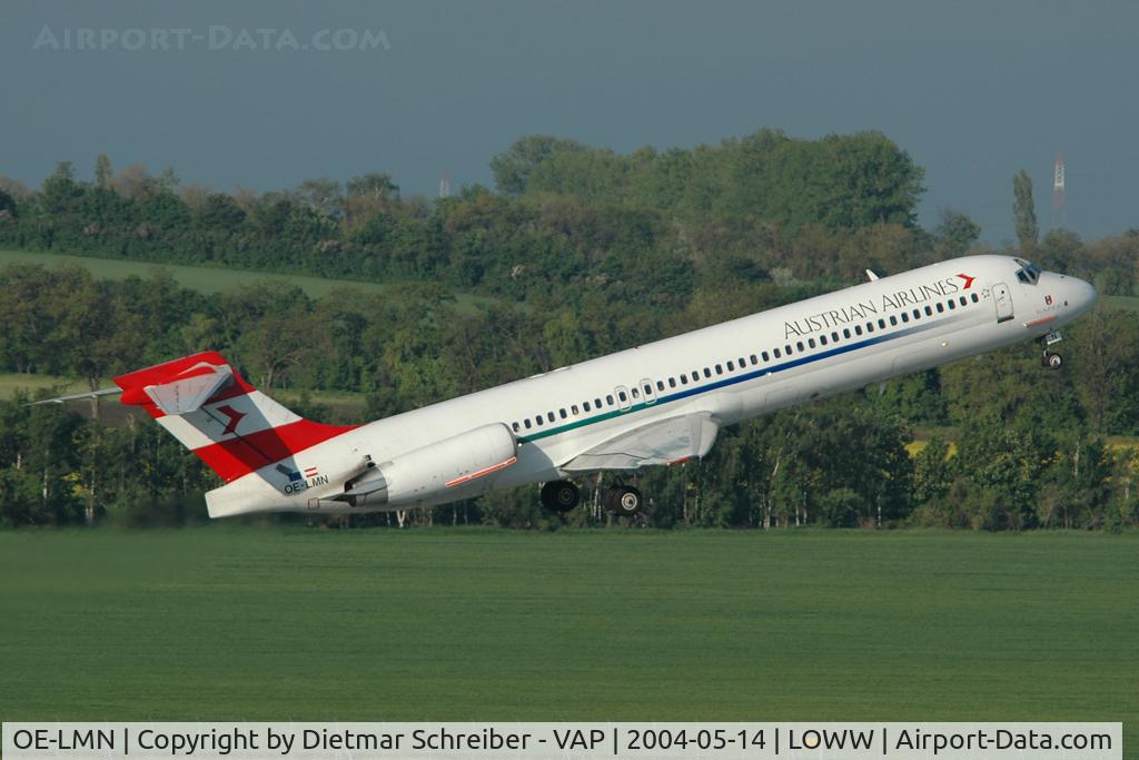 OE-LMN, 1990 McDonnell Douglas DC-9-87 C/N 49414, Austrian Airlines MD87