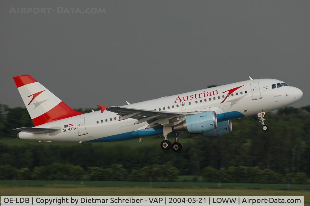OE-LDB, 2004 Airbus A319-112 C/N 2174, Austrian Airlines A319