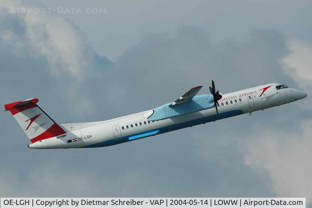 OE-LGH, 2002 De Havilland Canada DHC-8-402Q Dash 8 C/N 4075, Austrian Arrows Dash 8-400