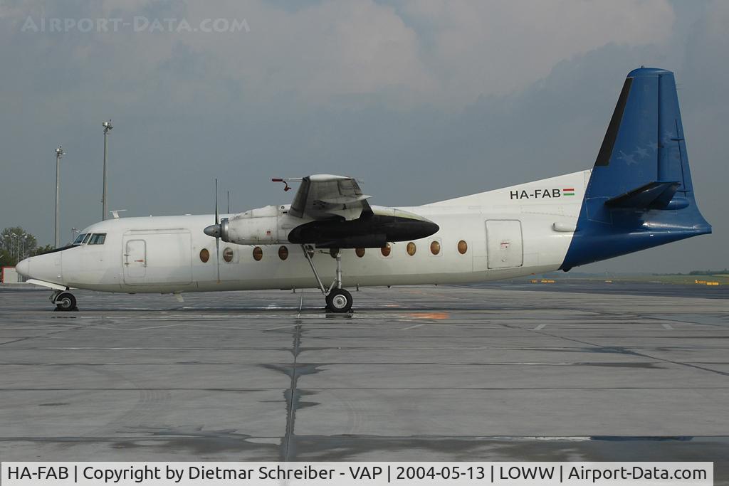 HA-FAB, 1968 Fokker F-27-500 Friendship C/N 10370, Farnair Europe Fokker 27