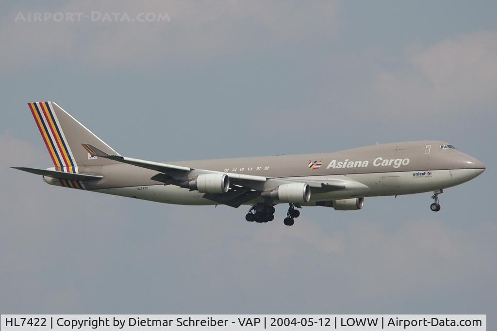 HL7422, 1996 Boeing 747-48EF C/N 28367, Asiana Boeing 747-400