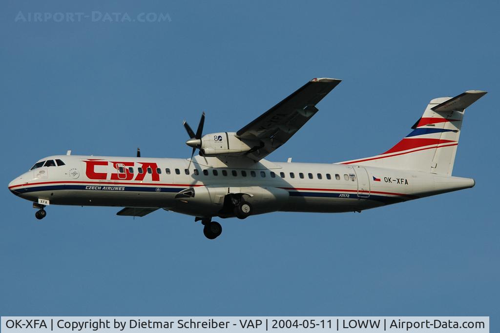 OK-XFA, 1992 ATR 72-202 C/N 285, CSA ATR72