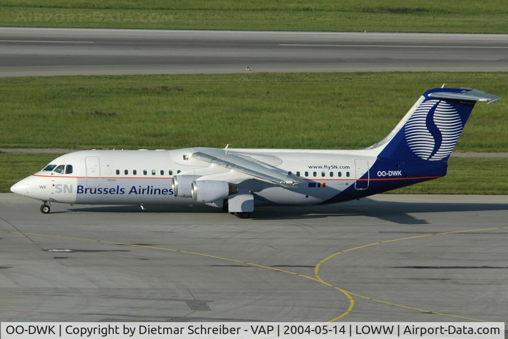 OO-DWK, 1999 British Aerospace Avro 146-RJ100 C/N E3360, SN Brussels Bae 146