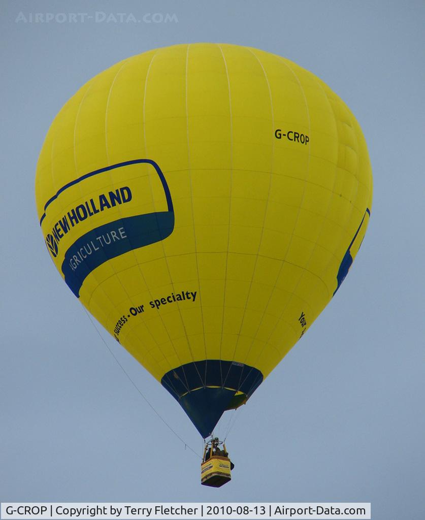 G-CROP, 2008 Cameron Balloons Z-105 C/N 11157, CAMERON BALLOONS LTD 
Type: CAMERON Z-105 
Serial No.: 11157 
at 2010 Bristol Balloon Fiesta