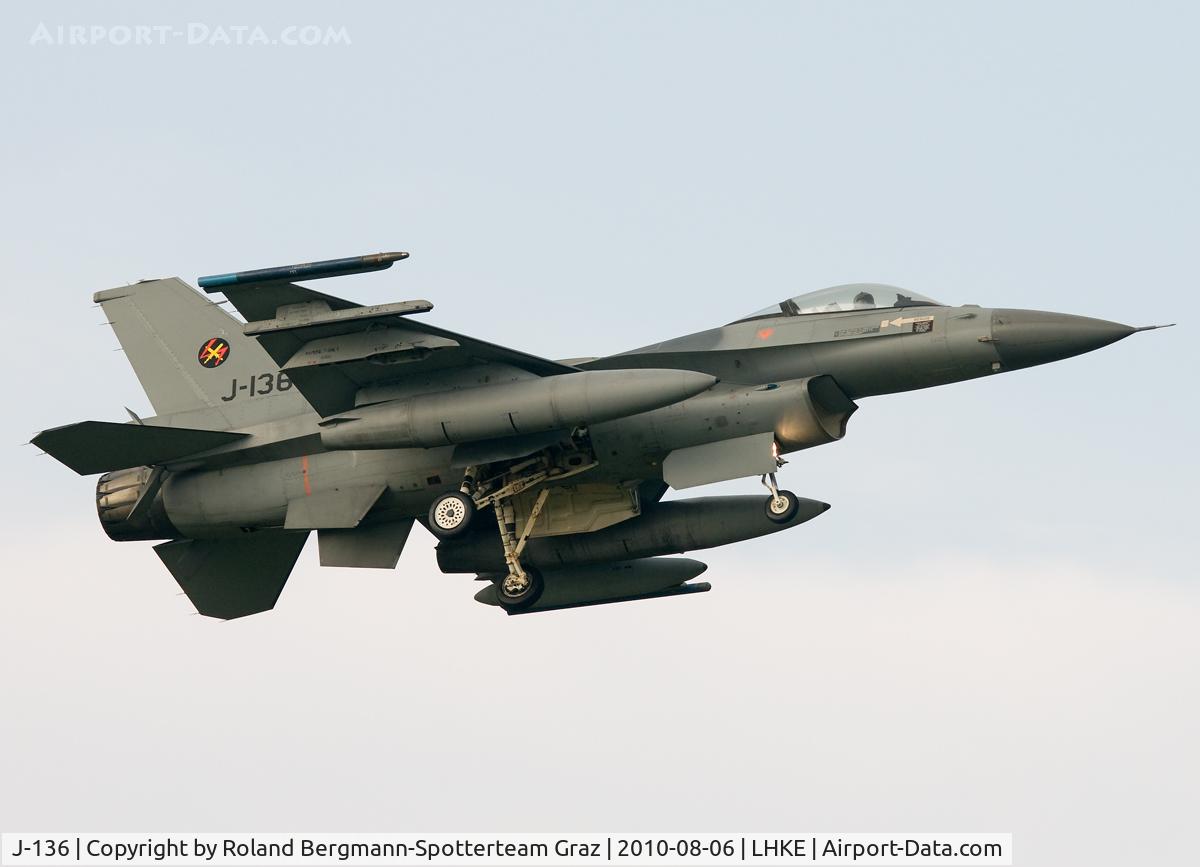 J-136, Fokker F-16AM Fighting Falcon C/N 6D-126, F-16