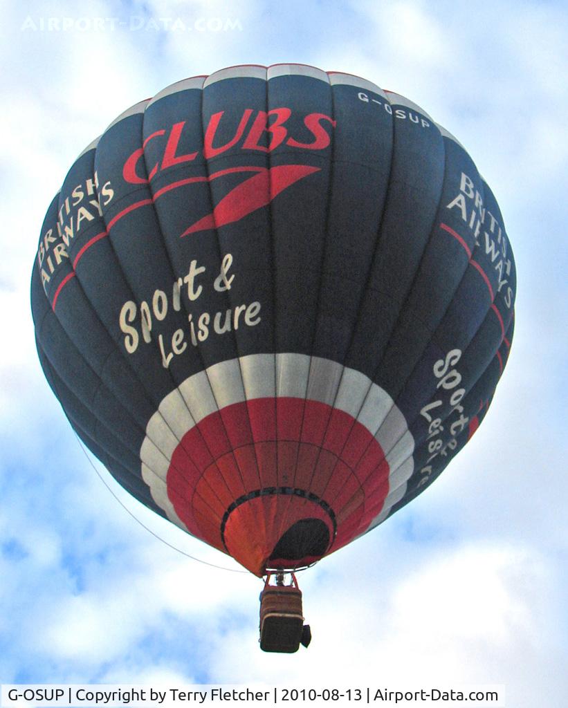 G-OSUP, 1994 Lindstrand Balloons LBL 90A C/N 098, 1994 Lindstrand Balloons Ltd LBL 90A, c/n: 098 at 2010 Bristol Balloon Fiesta