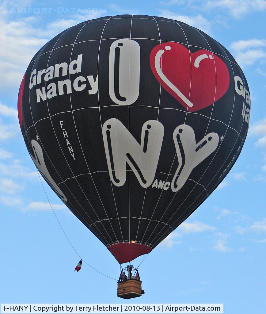 F-HANY, Llopis Balloons MA30 C/N 200, Llopis Balloons MA30 at 2010 Bristol Balloon Fiesta
