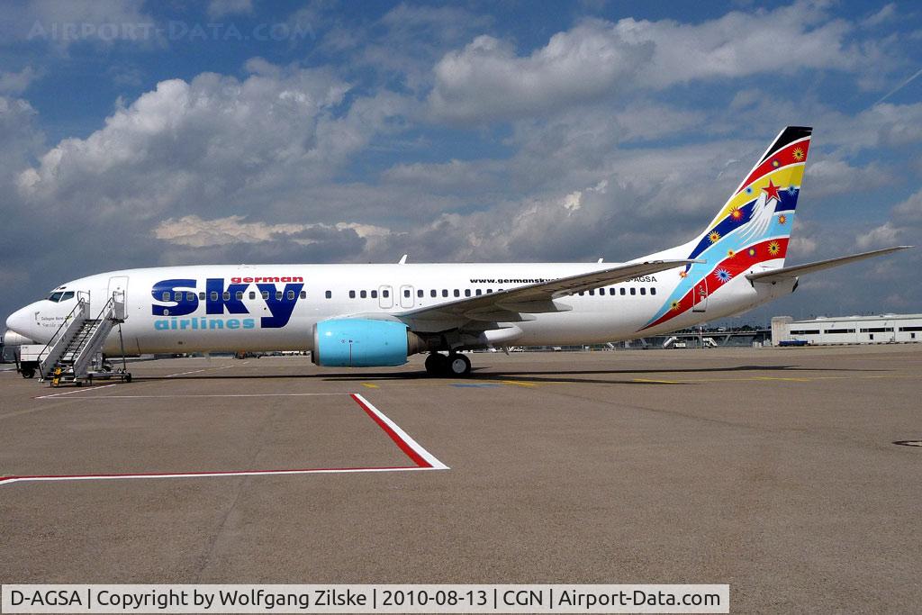 D-AGSA, 2000 Boeing 737-883 C/N 28323, visitor
