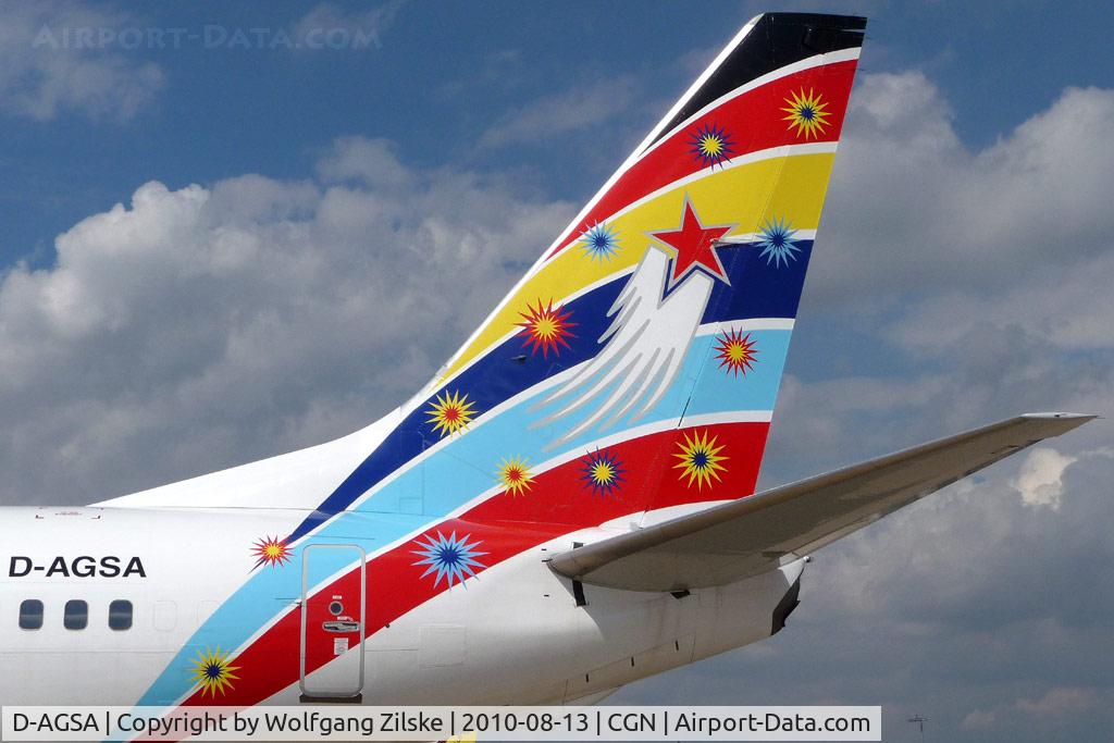 D-AGSA, 2000 Boeing 737-883 C/N 28323, Tail