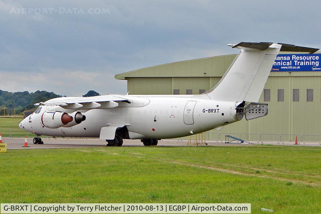 G-BRXT, 1988 British Aerospace BAe.146-200 C/N E2115, 1988 British Aerospace Plc BAE.146-200, c/n: E2115 stored at Kemble