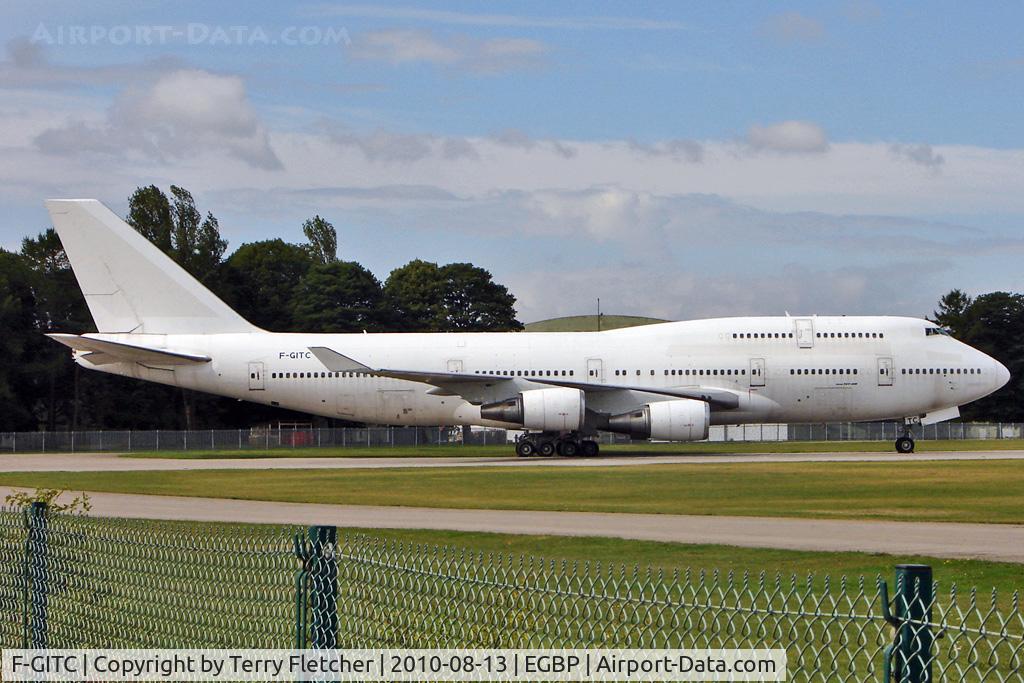 F-GITC, 1991 Boeing 747-428 C/N 25344, Boeing 747-428, c/n: 25344 a third ex France B747 to find its way into storage at Kemble - joining F-GITA and F-GITB