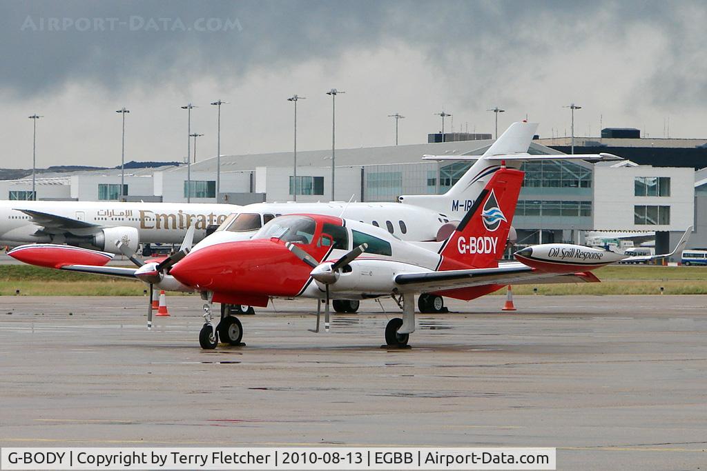 G-BODY, 1979 Cessna 310R C/N 310R-1503, Revised Colour Scheme on 1979 Cessna CESSNA 310R, c/n: 310R-1503 at Birmingham (UK)