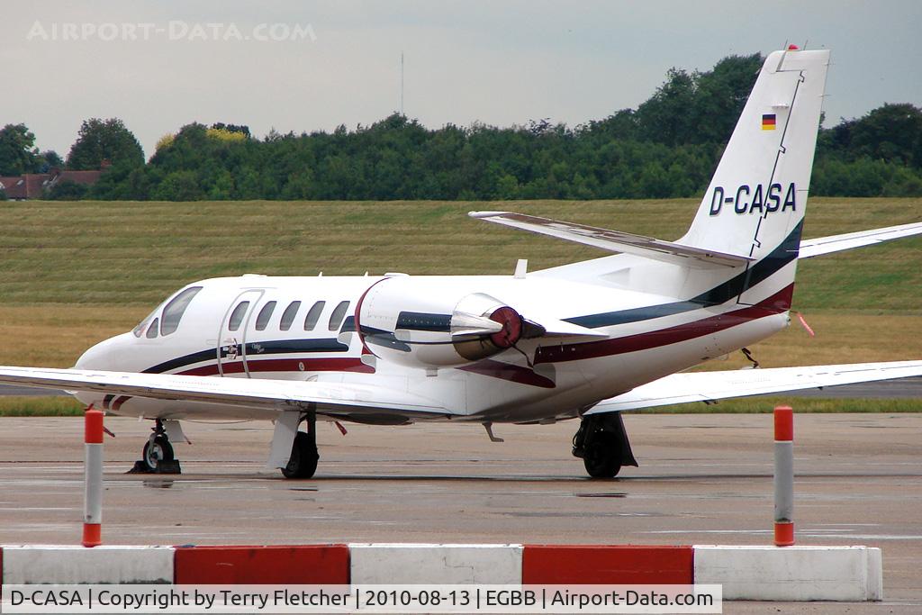 D-CASA, 2000 Cessna 560 Citation Encore C/N 560-0544, German Cessna 560, c/n: 560-0544 at Birmingham (UK)