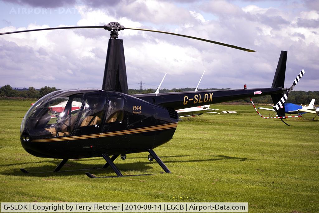 G-SLOK, 2005 Robinson R44 Raven II C/N 10752, 2005 Robinson Helicopter Co Inc ROBINSON R44 II, c/n: 10752 at Barton Manchester