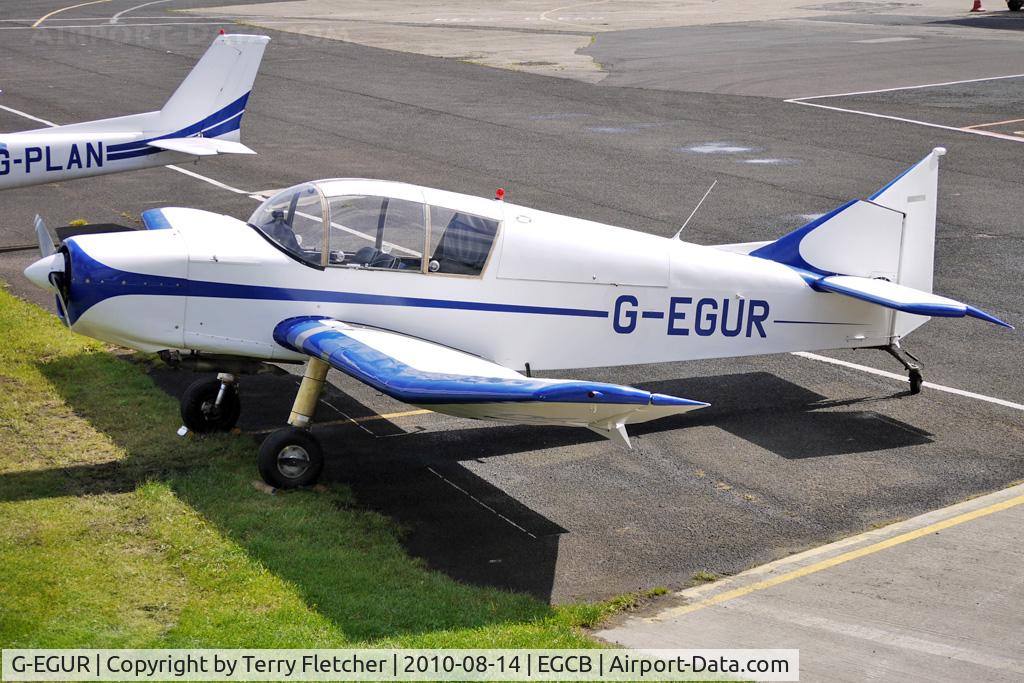 G-EGUR, 1961 Jodel D-140B Mousequetaire II C/N 52, ex German registered 1961 Societe Aeronautique Normande JODEL D140B, c/n: 52 at Manchester Barton