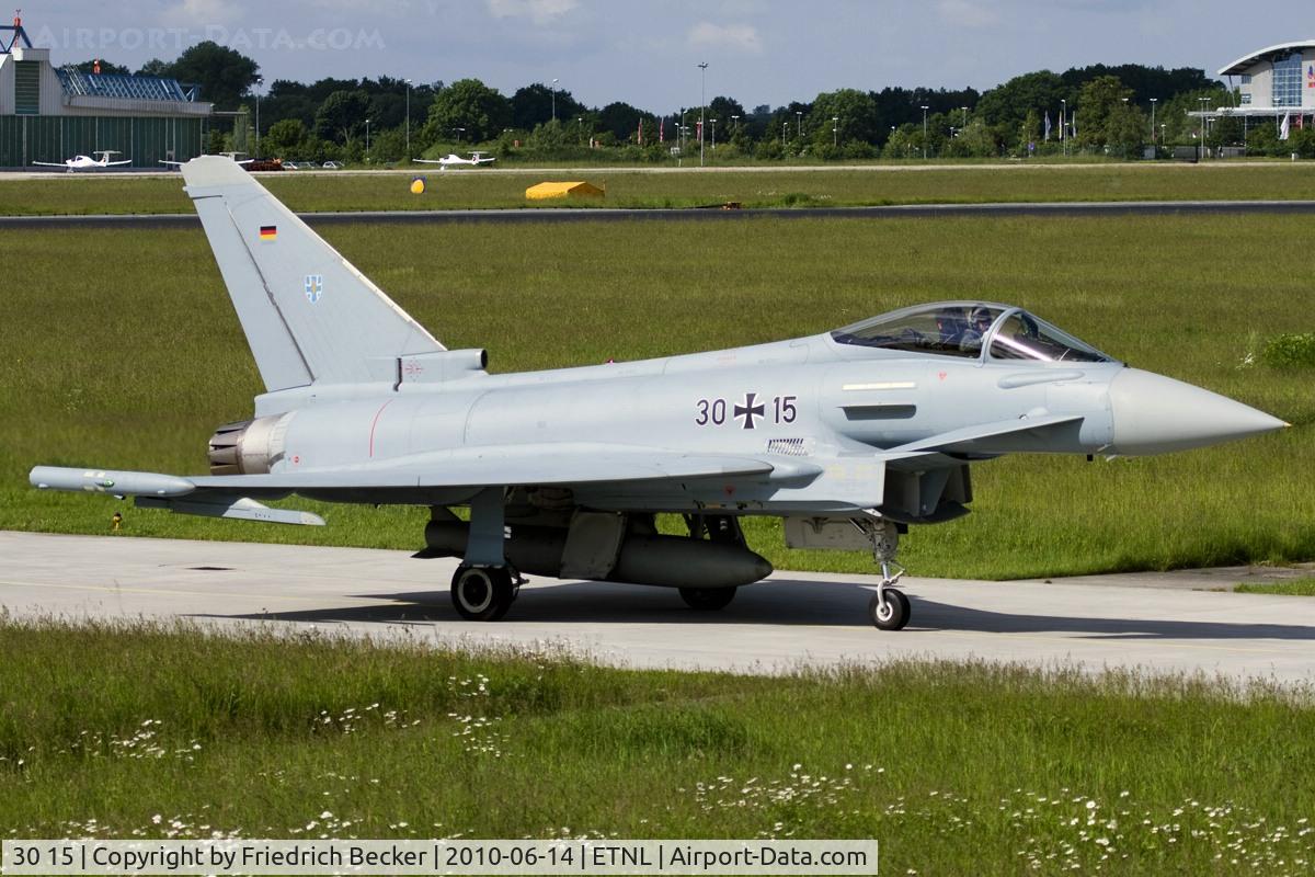 30 15, 2005 Eurofighter EF-2000 Typhoon S C/N GS008, taxying out for another mission