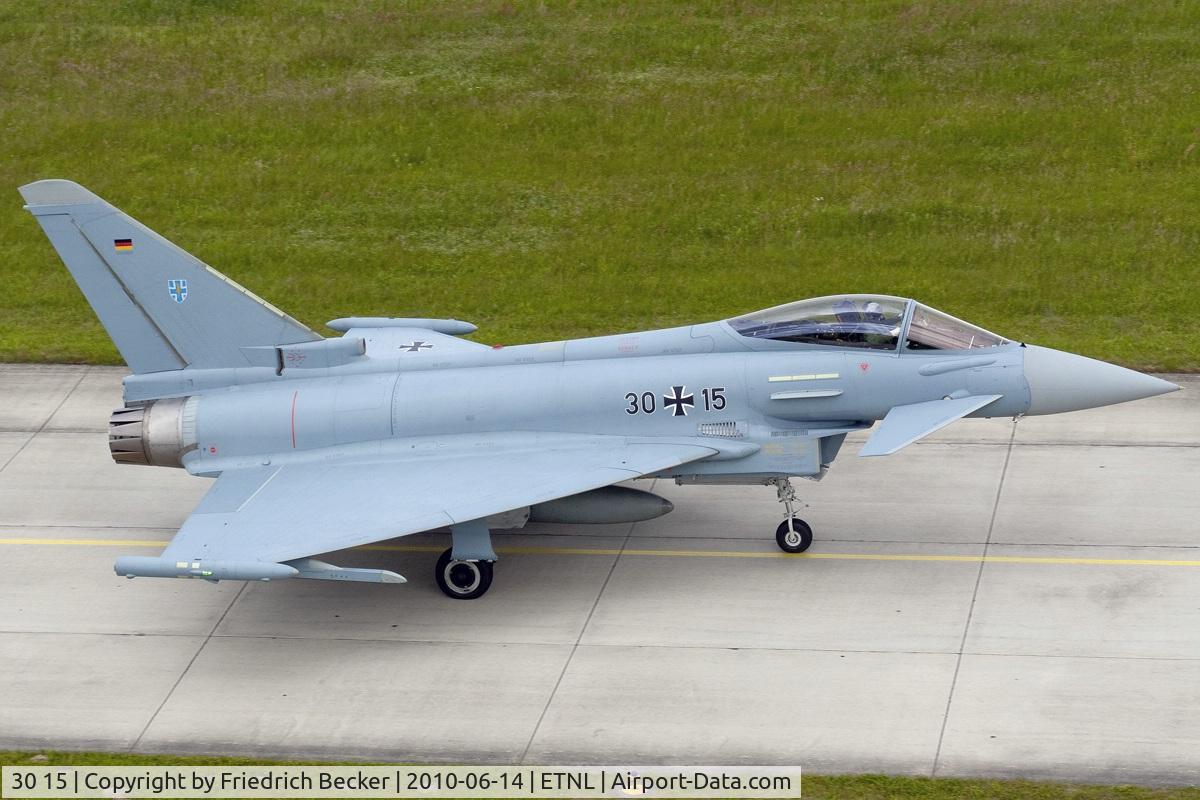 30 15, 2005 Eurofighter EF-2000 Typhoon S C/N GS008, returning from a missoin
