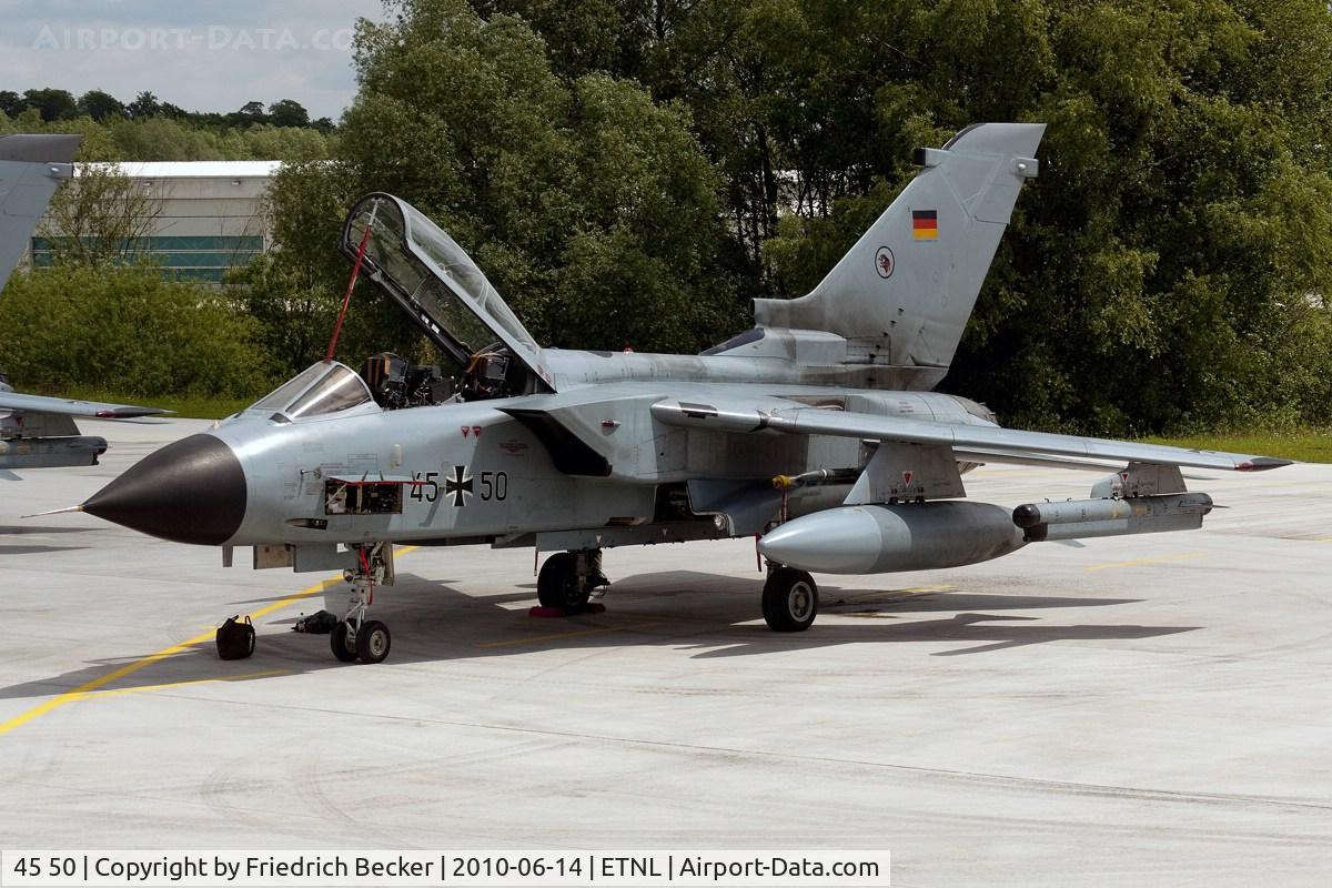 45 50, Panavia Tornado IDS C/N 625/GS198/4250, transient at Laage