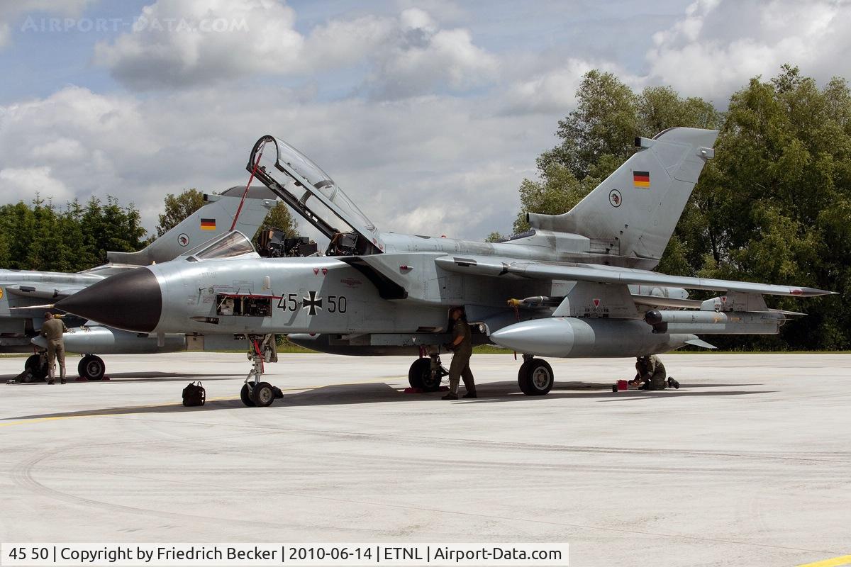 45 50, Panavia Tornado IDS C/N 625/GS198/4250, transient at Laage