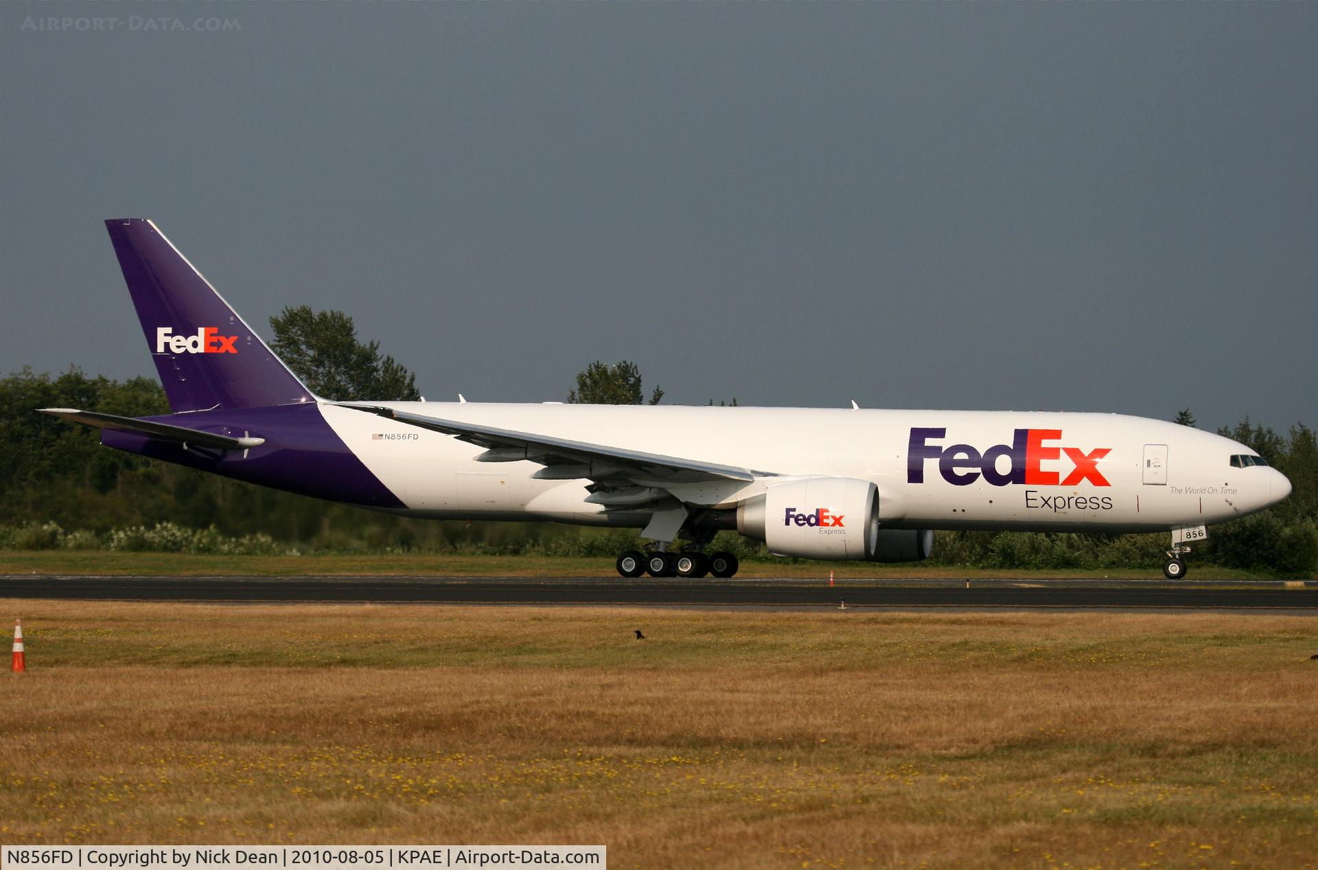 N856FD, 2010 Boeing 777-FS2 C/N 37727, KPAE