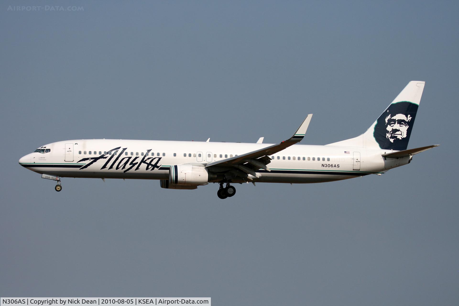 N306AS, 2001 Boeing 737-990 C/N 30014, KSEA
