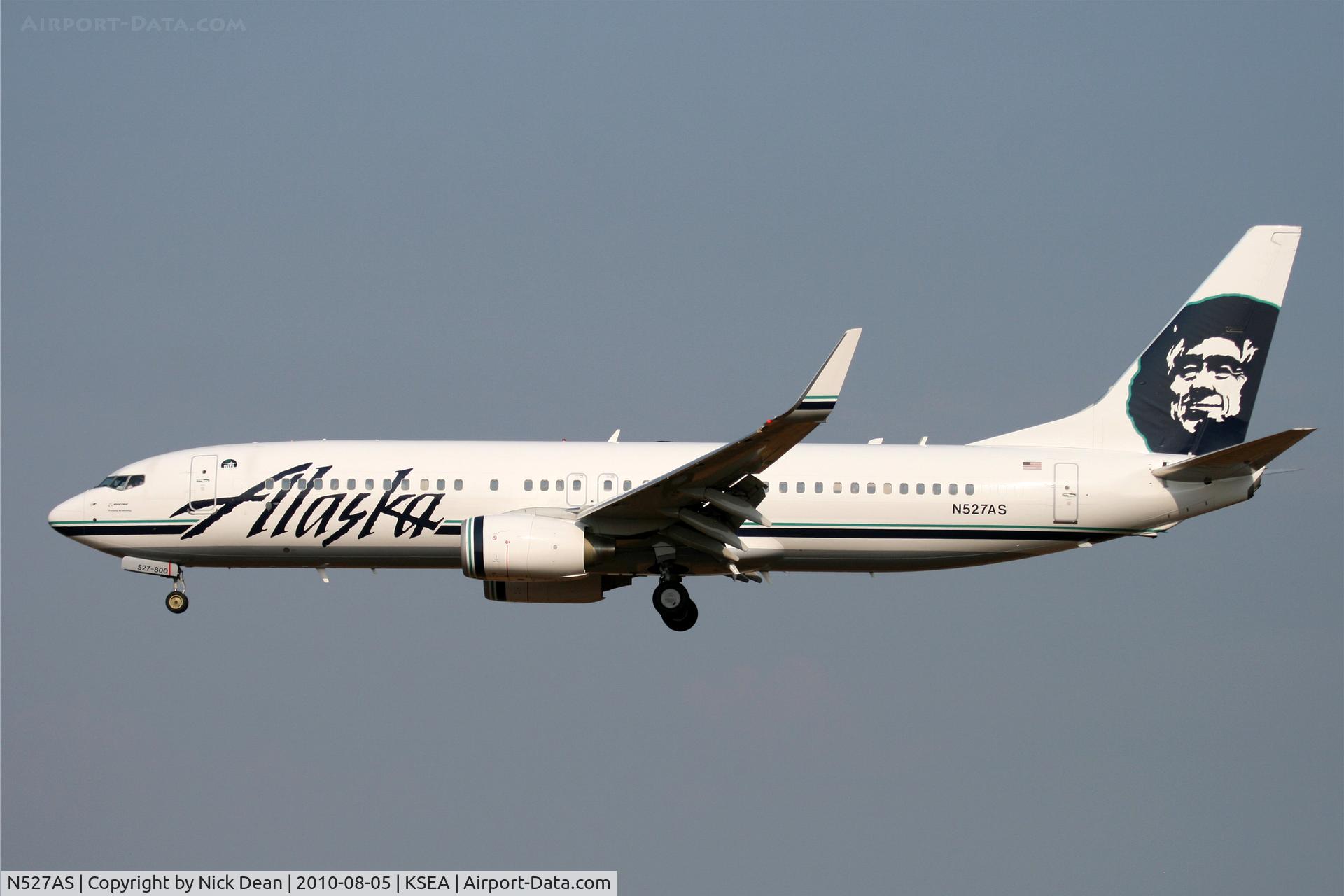 N527AS, 2009 Boeing 737-890 C/N 35694, KSEA