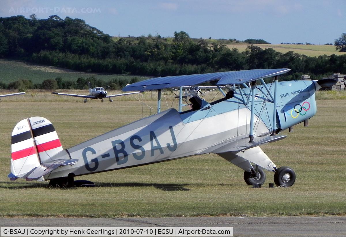 G-BSAJ, 1954 CASA 1-131E Jungmann C/N 2209, Flying Legends  Air Show Duxford 2010