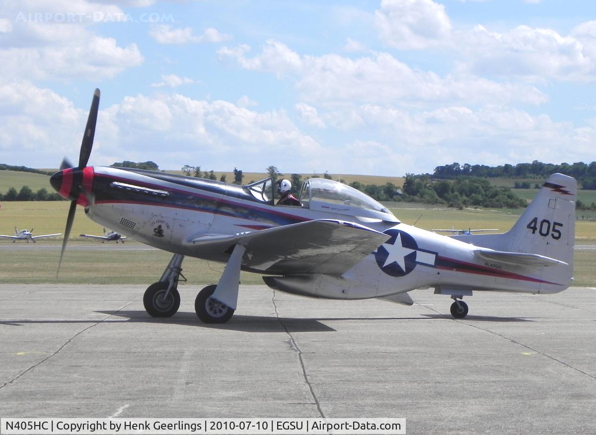 N405HC, 1944 North American F-51D Mustang C/N 44-10753, Flying Legends  Air Show Duxford 2010